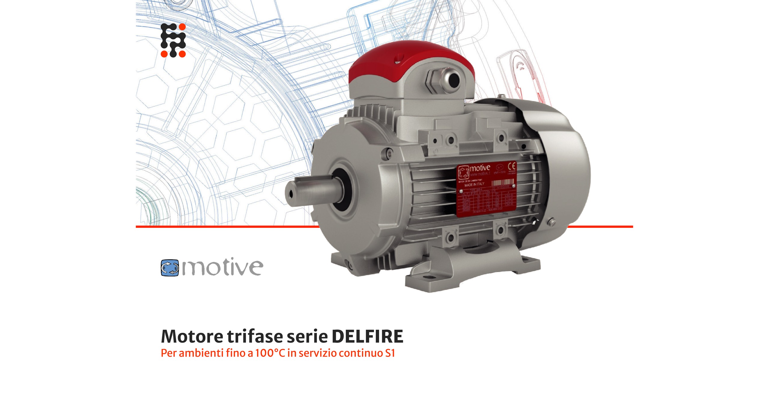 DELFIRE gamma di motori trifase Motive